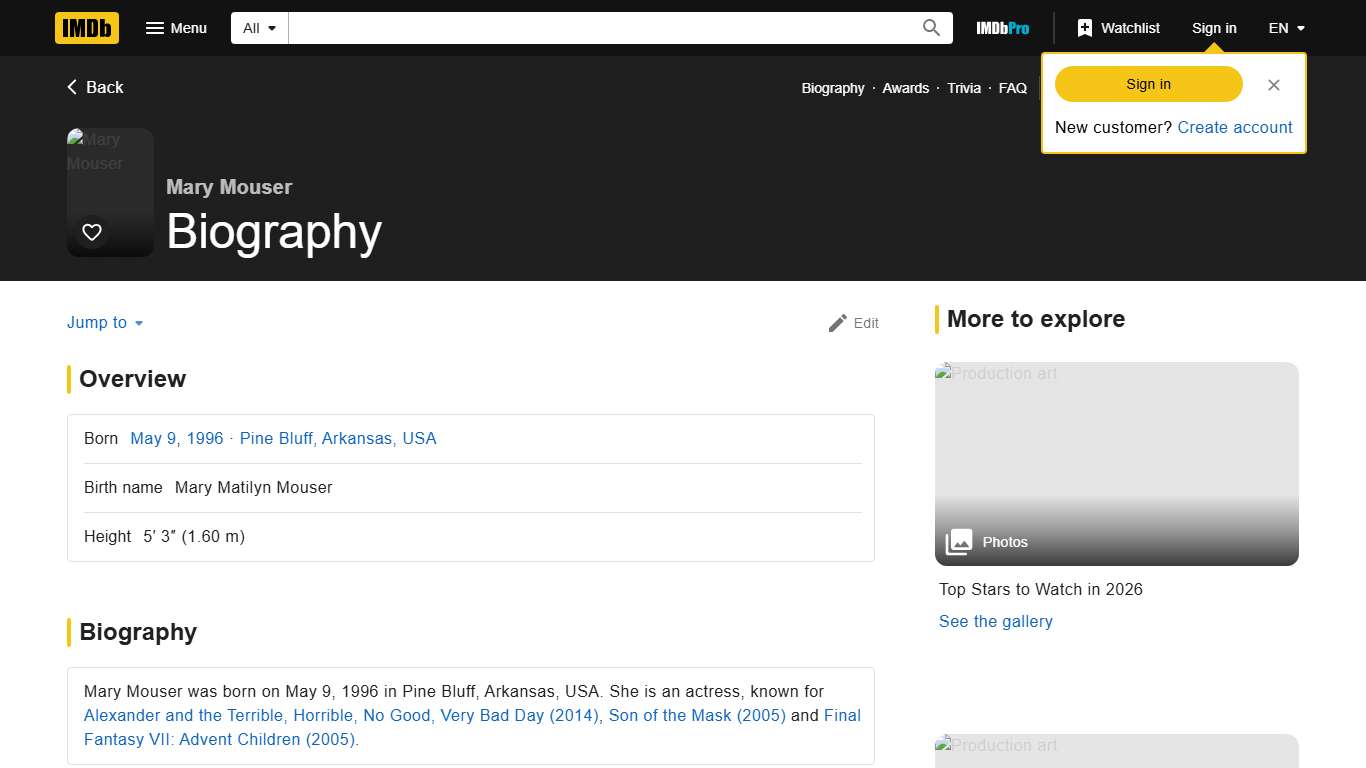 Mary Mouser - Biography - IMDb